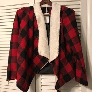 Buffalo plaid sweater- never been worn